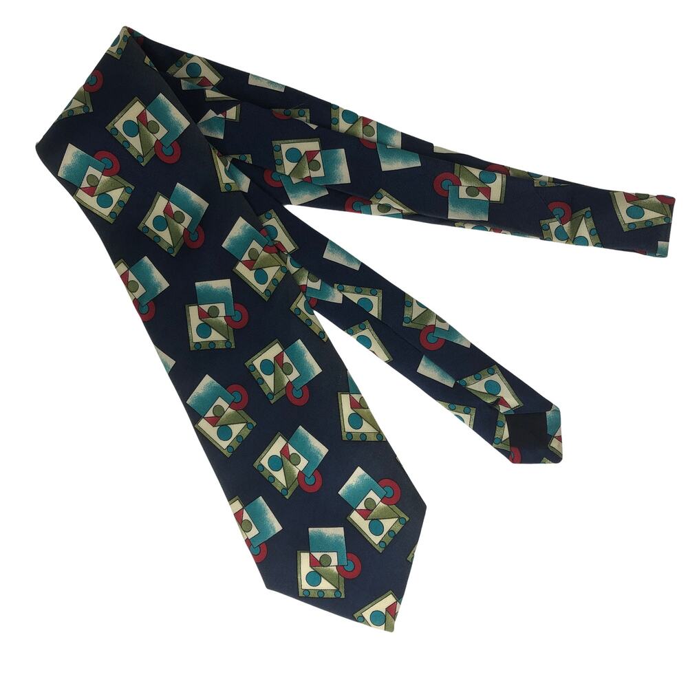 Abstract Shape Clusters Tie - Picture 3 of 6
